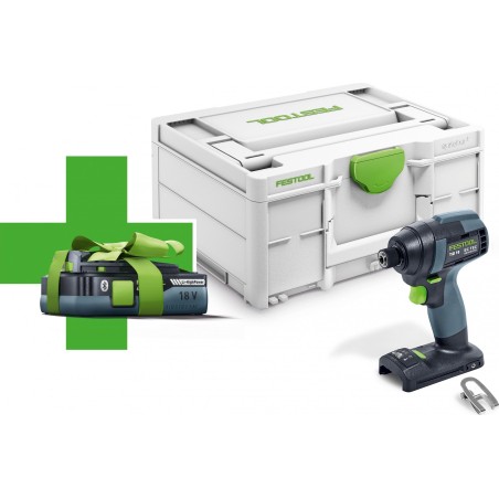Festool Akkuschrauber TID 18-Basic (577054) 18 V + 4-Ah-Akku