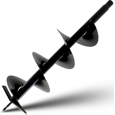 Bituxx Schneckenbohrer für Bohrmaschine, 80 cm lang, 20 cm Durchmesser
