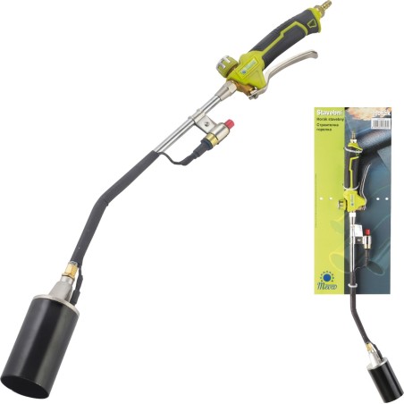 Meva Gasbrenner für Dachdecker und Bauarbeiten zur Isolierung, LPG, 35 kW + Piezo-Zünder