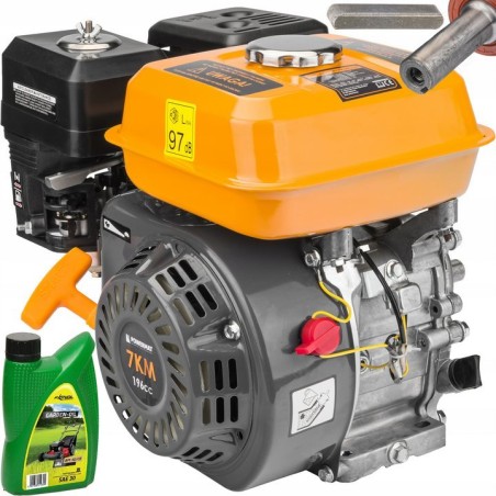 Powermat Verbrennungsmotor GX160 OHV 7 PS, Welle 19 mm + Öl PM-SSP-719T