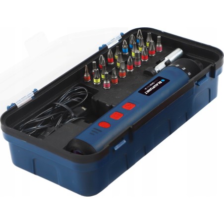 UN-Akkuschrauber 4 V, 5 Nm, + 26 Bits CD2010 (1 Satz)