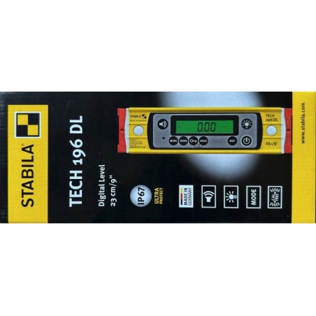 Stabila Elektronische Wasserwaage Stabila Tech 196DL, IP 67, 23 cm