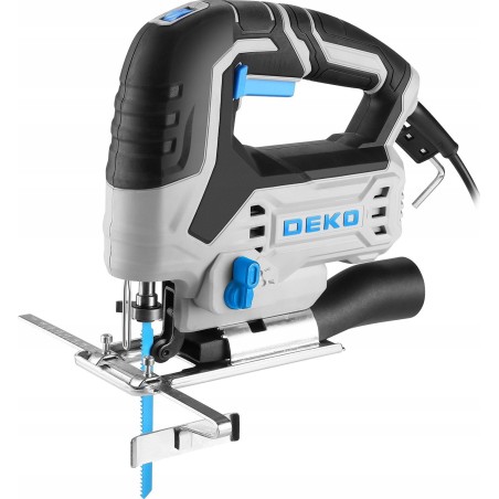 DEKO DKJS55XP65 NETZBETRIEBENE STICHSÄGE 550 W LEISTUNGSSTARKE SÄGE MIT EINSTELLBAREM SÄGEBLATT