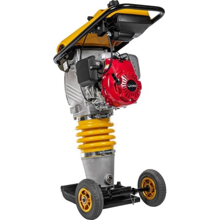 Cedrus CEDRUS ST01 STOßRAMMER FÜR BODENARBEITEN PLATTENRAMMER STOßRAMMER 75 kg + TRANSPORTROLLEN GRATIS – OFFIZIELLER VERTRIEB
