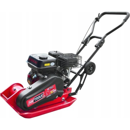 AWTools AWTOOLS Plattenverdichter ZG-90P mit Matte und Rädern, 86 kg, 6,5 km, 550 x 420 mm. AW70601