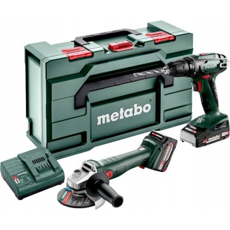 Metabo-Elektrowerkzeugset METABO.COMBO SET 18V 2.4.3 (BS18+W18) 1x4,0 Ah, 1x2,0 Ah METABOX ...