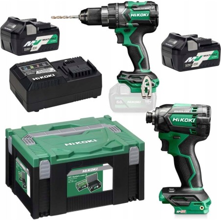 HIKOKI.SET 18 V KC18DCWBZ (DV18DC + WH18DC) 2xBSL36A18 HITSYSTEM