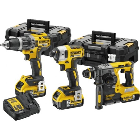 Dewalt 9-teiliges Elektrowerkzeug-Set (DCK368P3T-QW)