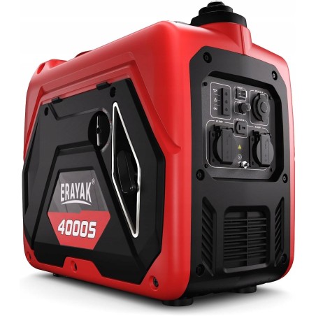 ERAYAK Stromaggregat 4000 W, Benzin-Stromgenerator EYG4000S, neu