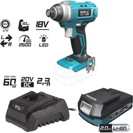 Dedra-Elektrowerkzeugset Starter-Set DED7045+DED7032+DED7038