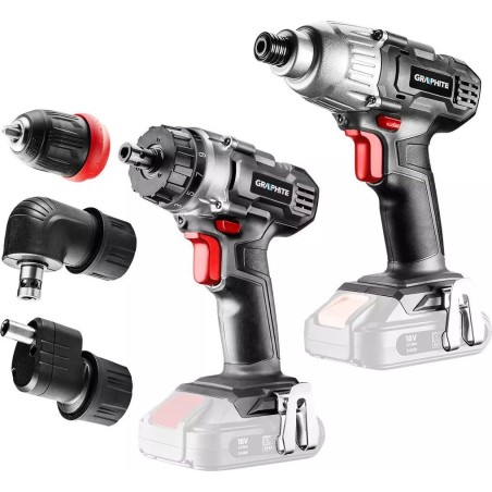 Graphite 2-teiliges Elektrowerkzeug-Set (58GS002)