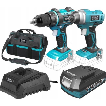 Dedra 5-teiliges Elektrowerkzeug-Set (DED7018)