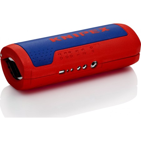 Knipex Abisolierzange für geriffelte Rohre 13–32 mm TwistCut 90 22 02 SB