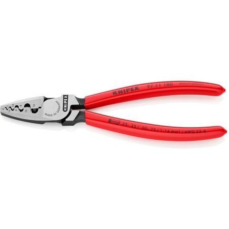 Knipex Zange zum Crimpen von Kabelhülsen (97 71 180)