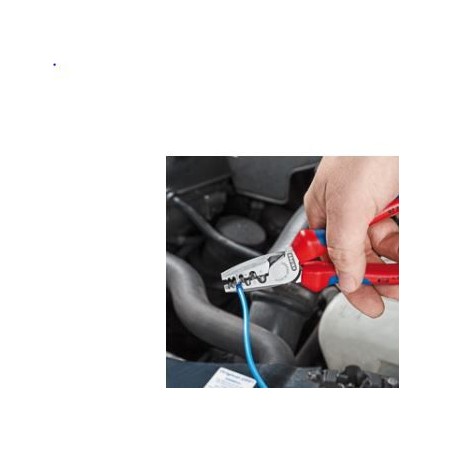 Knipex Zange zum Crimpen von Kabelhülsen (97 71 180)